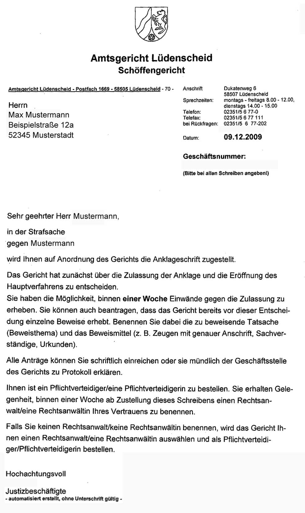 Pflichtverteidiger Pflichtverteidiger